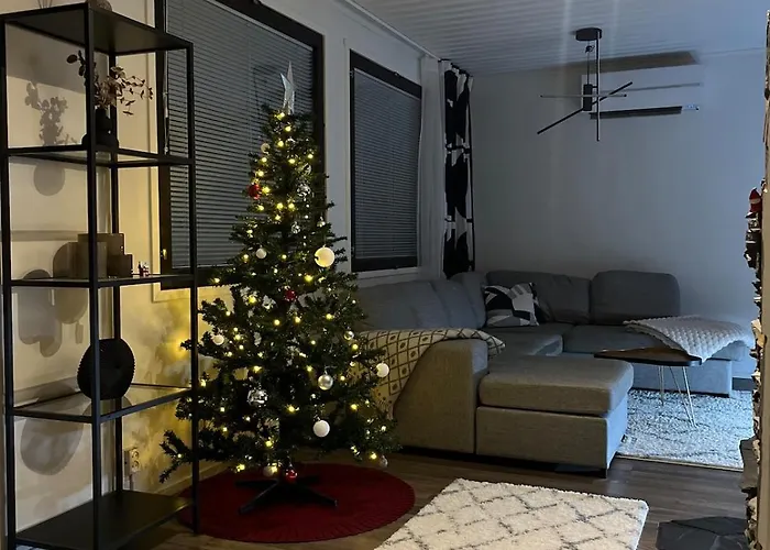 בית נופש Cozy Detached House Near Santa Claus Village רובניימי